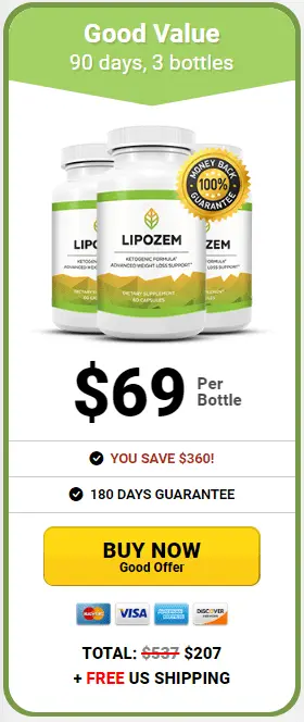 Lipozem 3 bottle order